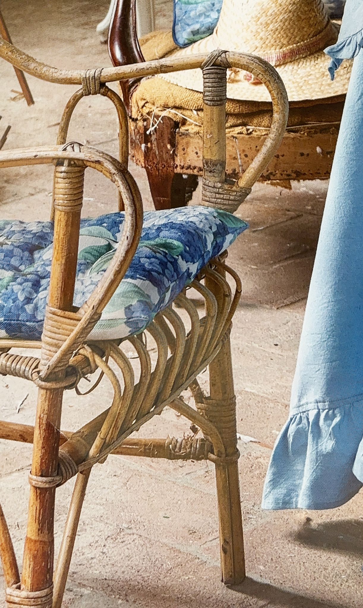Cuscino sedia collezione ORTENSIE-Blanc Mariclò