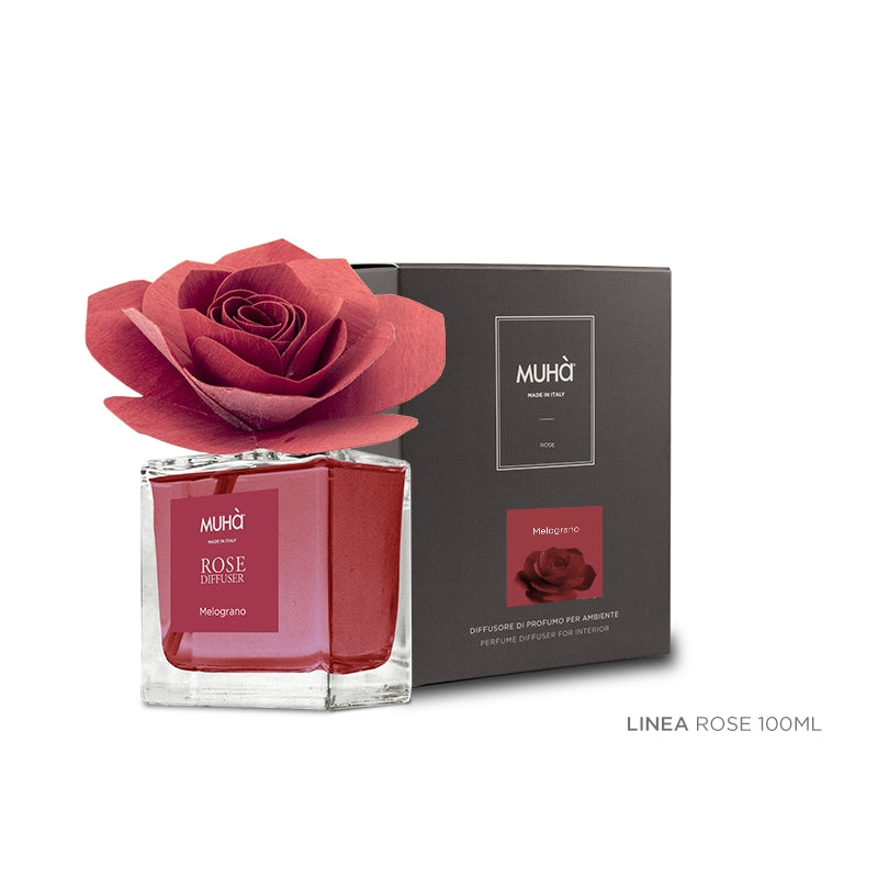 MUHA' Profumatore d'ambiente Rosa Diffuser Petali di Rosa 100 ml MUHA' Profumatore d'ambiente Rosa Diffuser Petali di Rosa 100 ml
