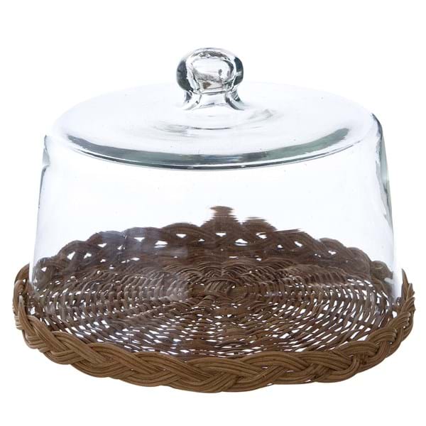 Vassoio con campana di vetro collezione TOSCA-Blanc Mariclò