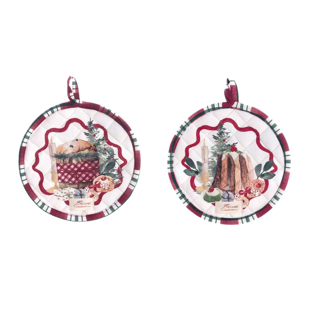 Set 2 presine collezione LA PATISSERIE - Blanc Mariclò - Natale