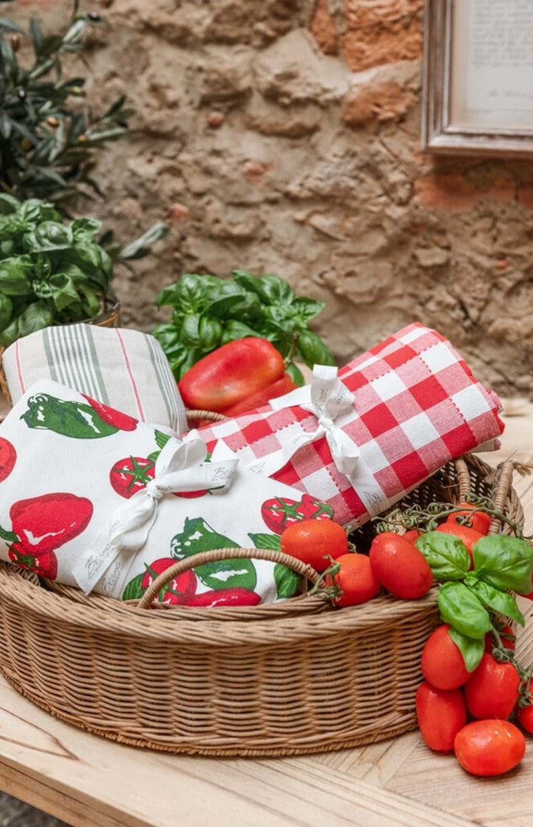 Tovaglia fantasia assortita collezione COLAZIONE SULL'ERBA-Blanc Mariclò