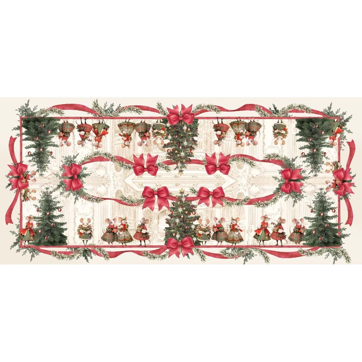 Tovaglia  160 X 280 collezione FAVOLA DI NATALE