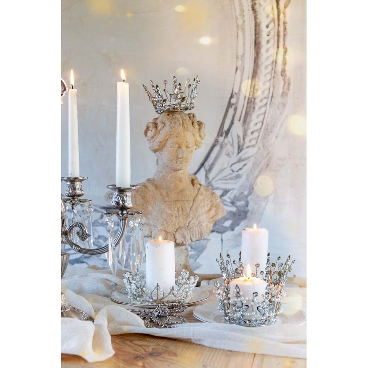 Decoro corona collezione ARGENTEA