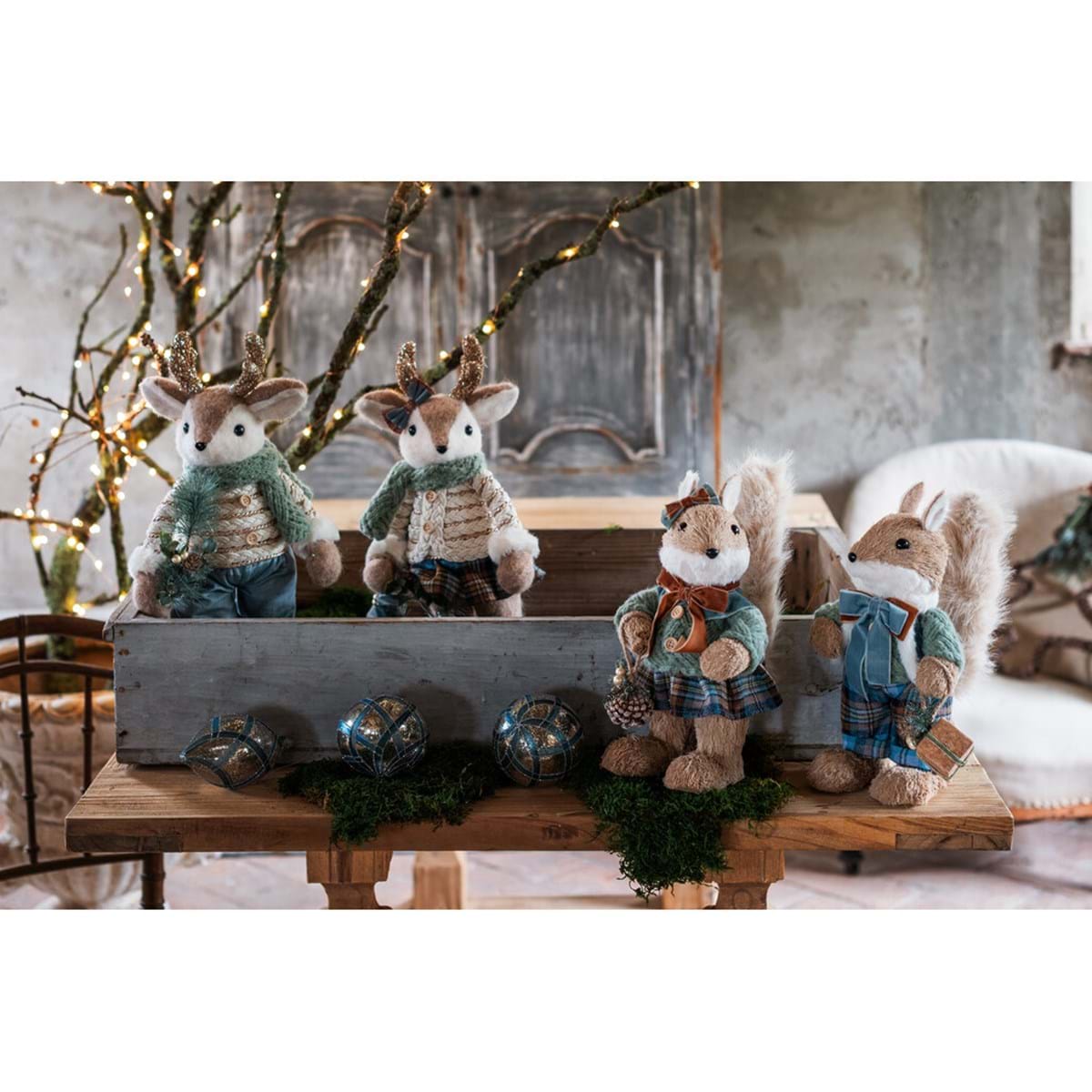 Decoro scoiattolo collezione SOTTOBOSCO INCANTATO - Blanc Mariclò