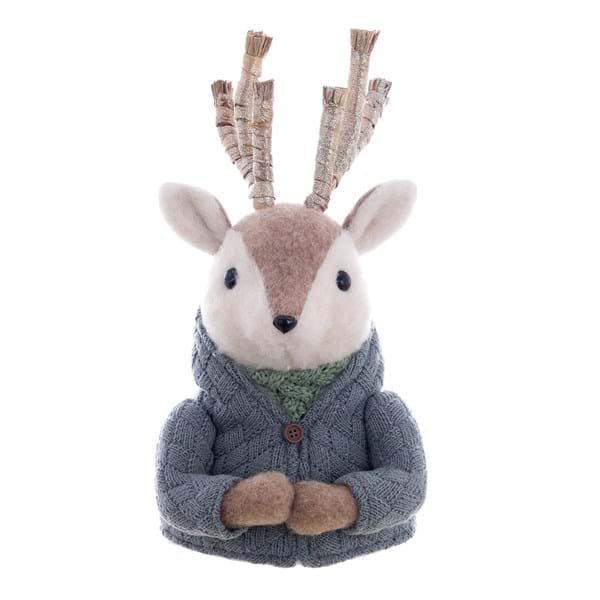 Decoro cervo collezione SOTTOBOSCO INCANTATO - Blanc Mariclò