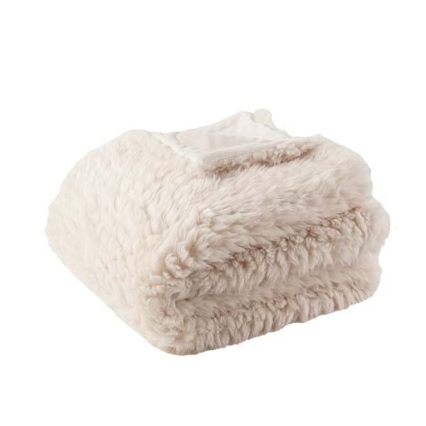 Plaid in eco pelliccia - Blanc Mariclò