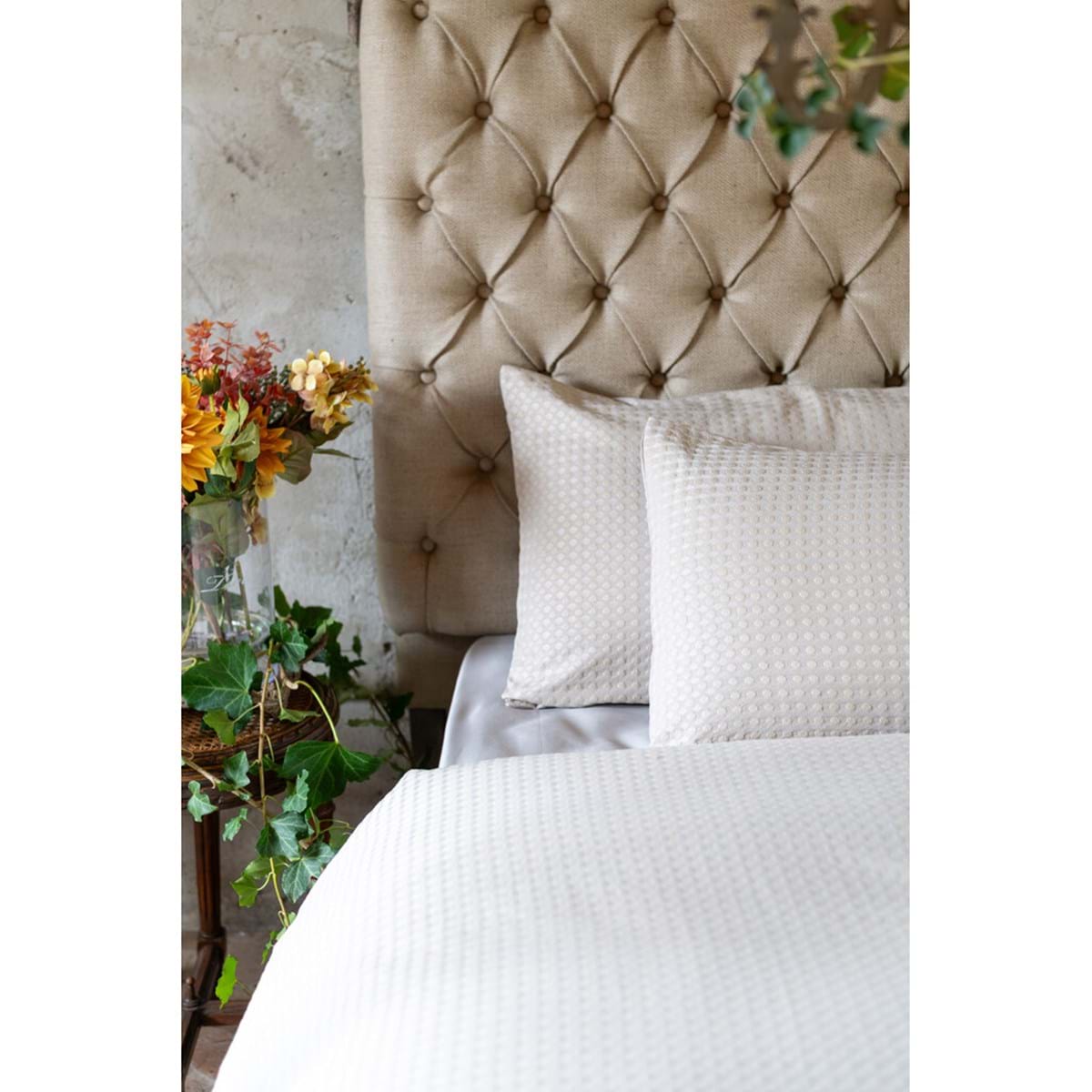 Parure copripiumino Matrimoniale collezione BONBON CHIC-Blanc Mariclò