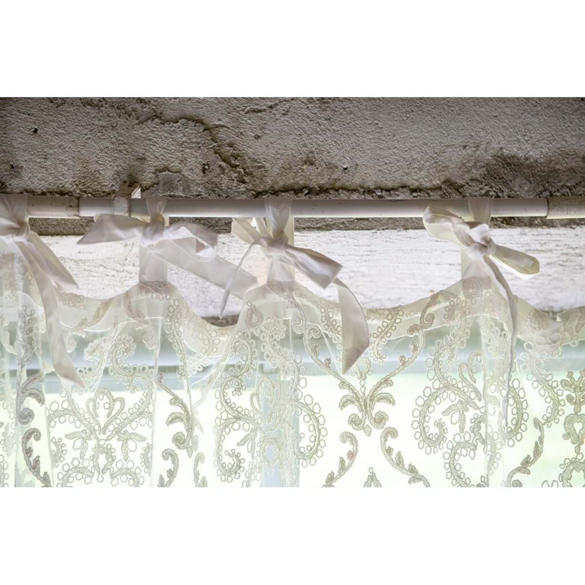 Tenda pizzo collezione DENTELLE- Blanc Mariclò