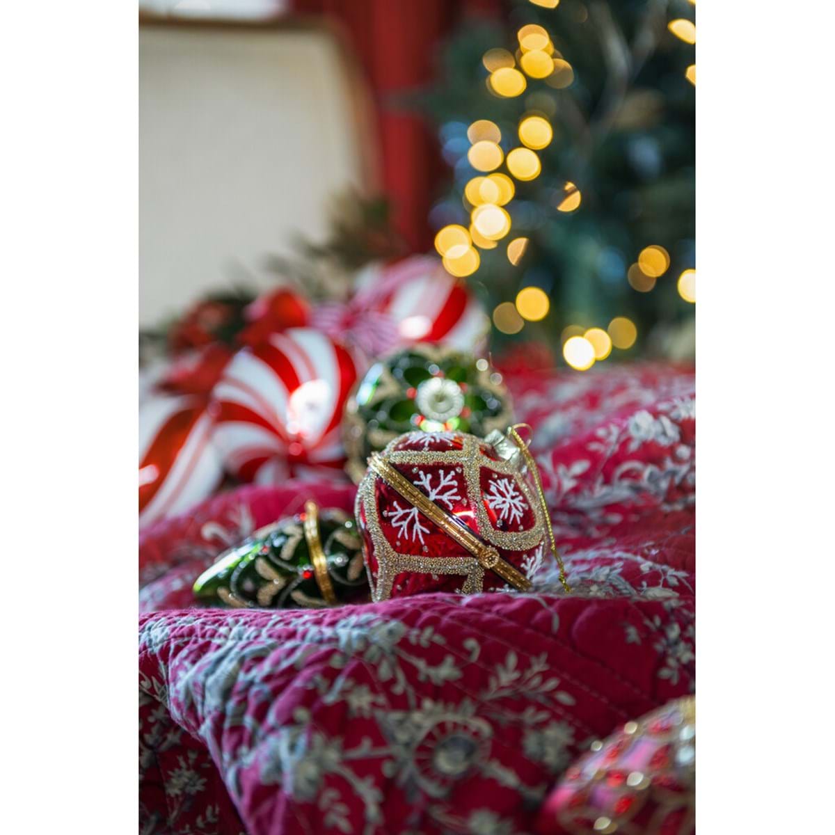 Decoro Cuore palla collezione ORNAMENTA - Blanc Mariclò
