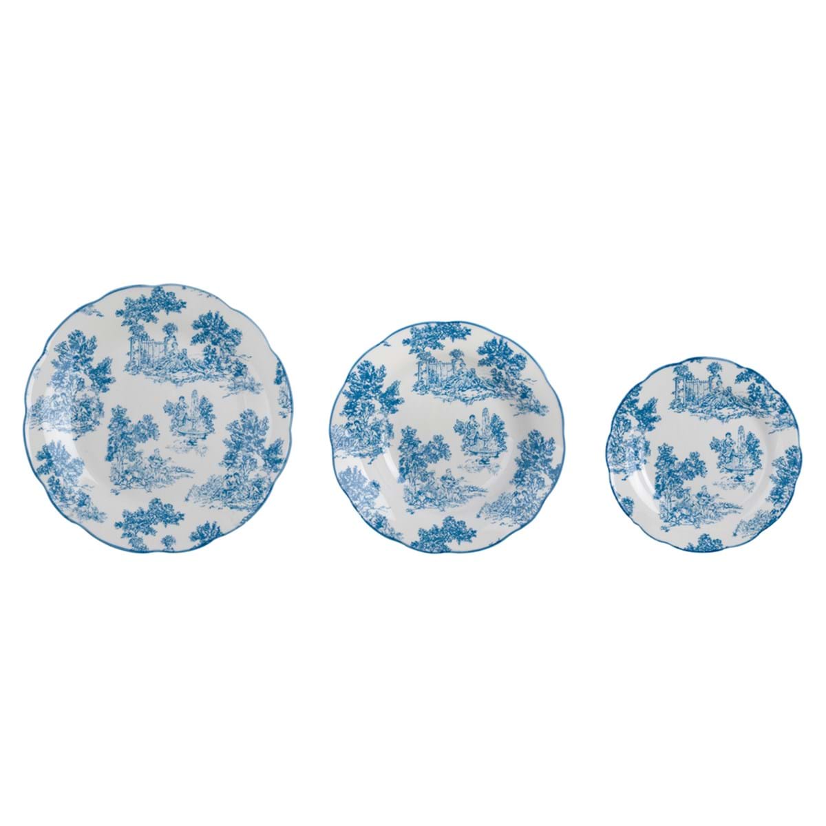 set piatti piano, fondo e frutta collezione Affinità elettive - Blanc Mariclò