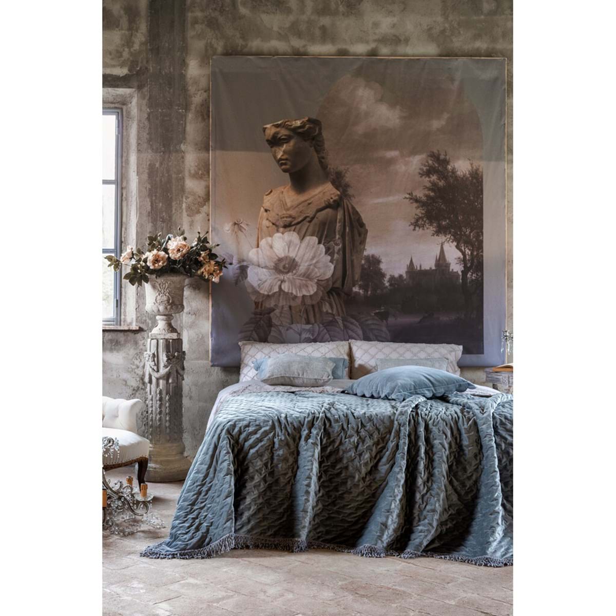 Trapunta matrimoniale collezione NOTTE DI VELLUTO - Blanc Mariclò