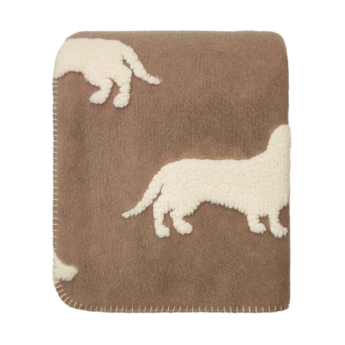 Plaid collezione LES CHIENS-Blanc Mariclò