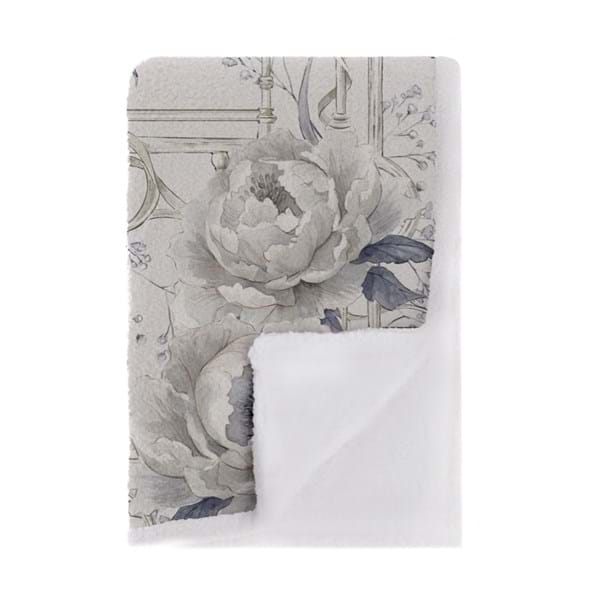 Plaid collezione PEONIES -Blanc Mariclò