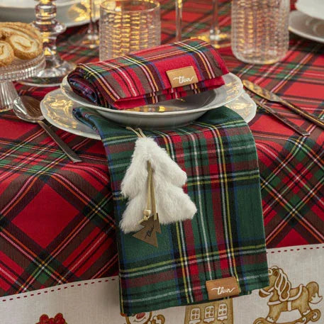 Set strofinacci con addobbo collezione THUNLAND