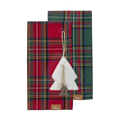Set strofinacci con addobbo collezione THUNLAND