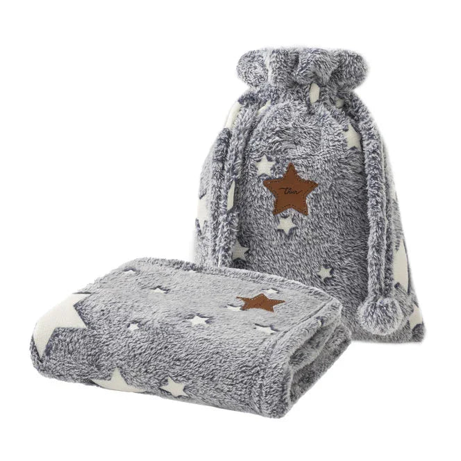 Plaid con sacchetto stelle Thun