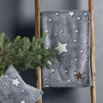 Plaid con sacchetto stelle Thun