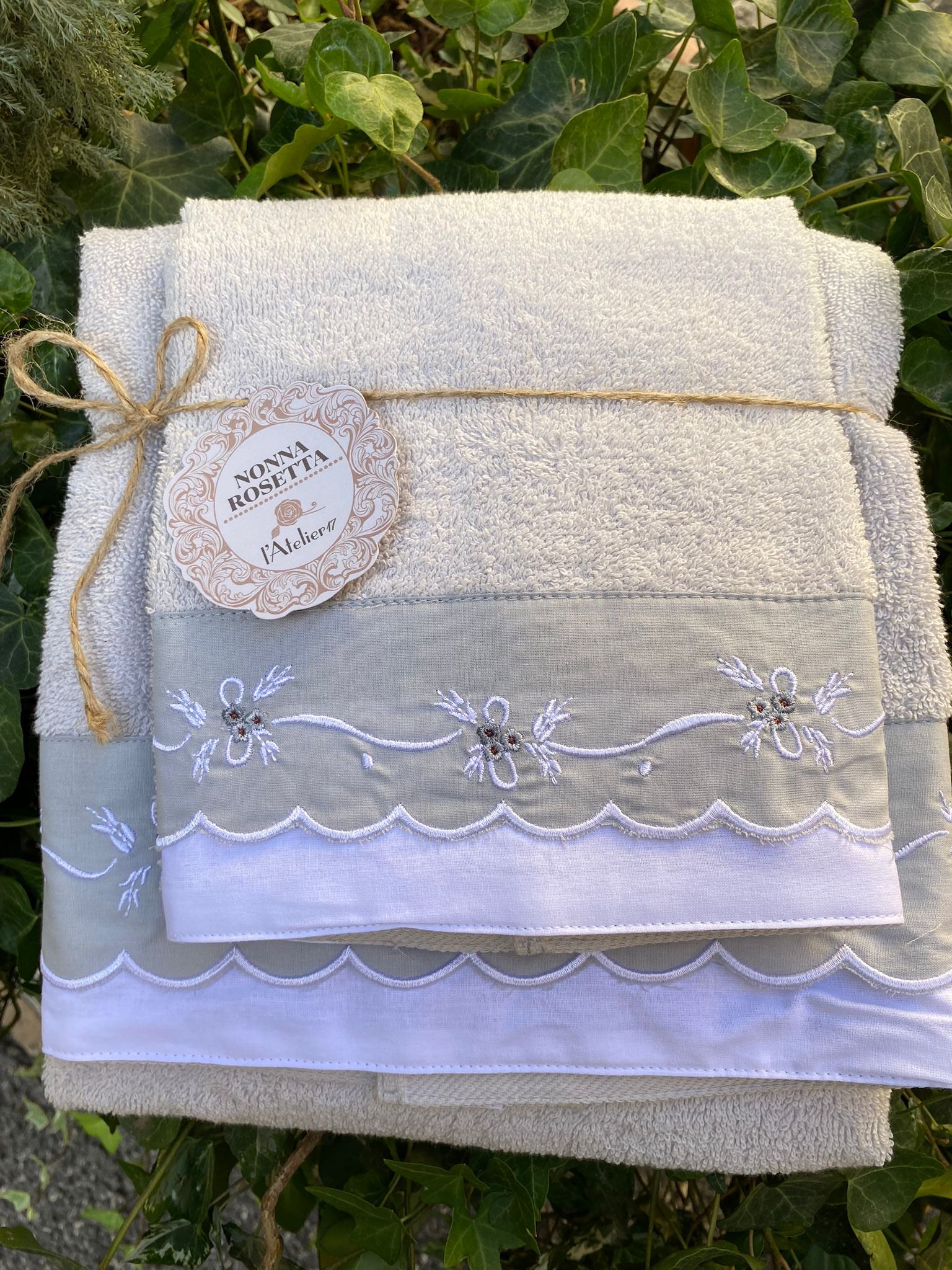 Set asciugamani NONNA ROSETTA L'Atelier 17