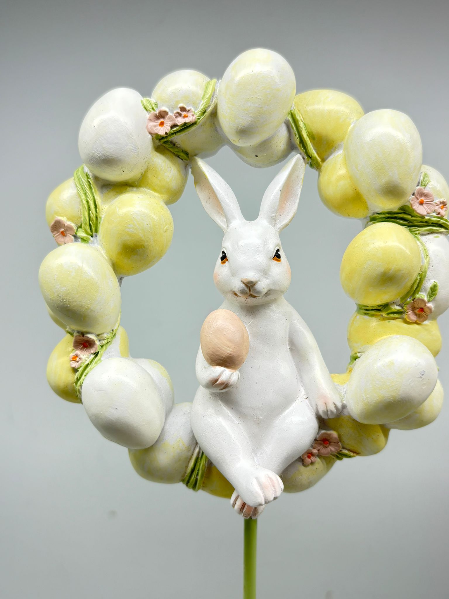 Coniglio con uova di Pasqua collezione NEMORINO-Blanc Mariclò