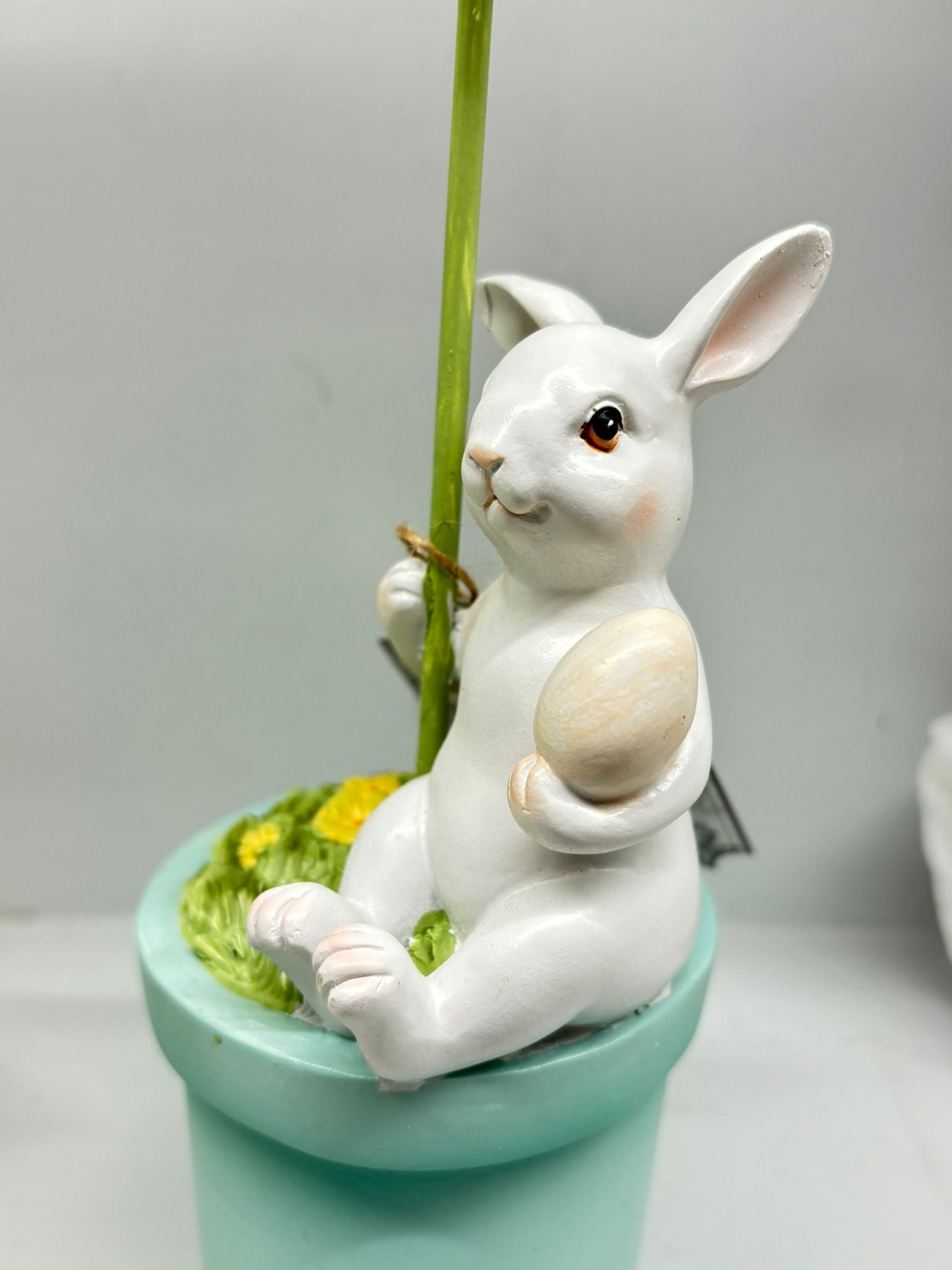 Coniglio con uova di Pasqua collezione NEMORINO-Blanc Mariclò