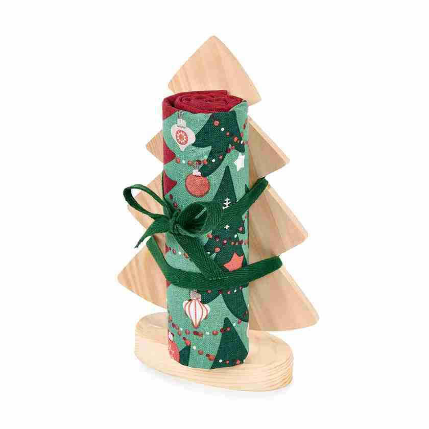 Strofinaccio + albero natale collezione WINTER WISH - Natale Nuvole di Stoffa