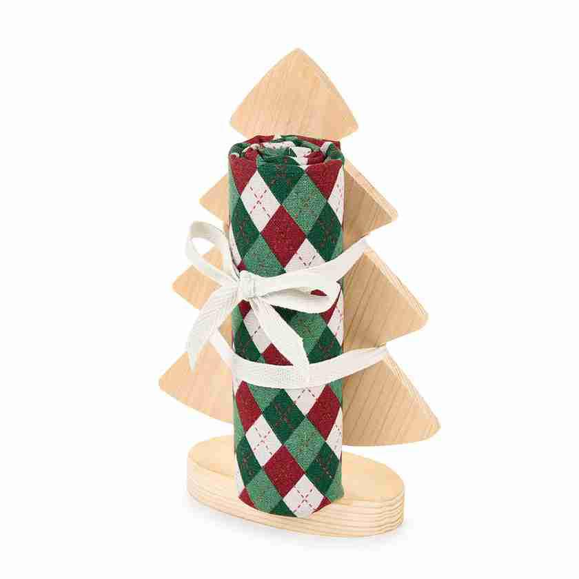 Strofinaccio + albero natale collezione WINTER WISH - Natale Nuvole di Stoffa