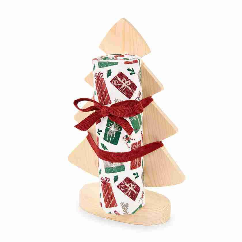 Strofinaccio + albero natale collezione WINTER WISH - Natale Nuvole di Stoffa