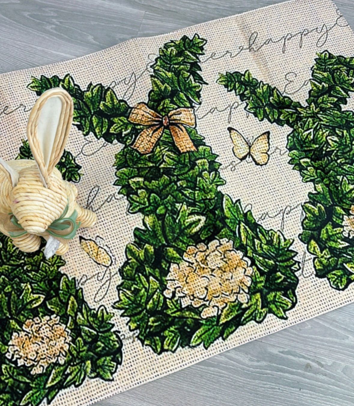 Tappeto Pasqua coniglietti