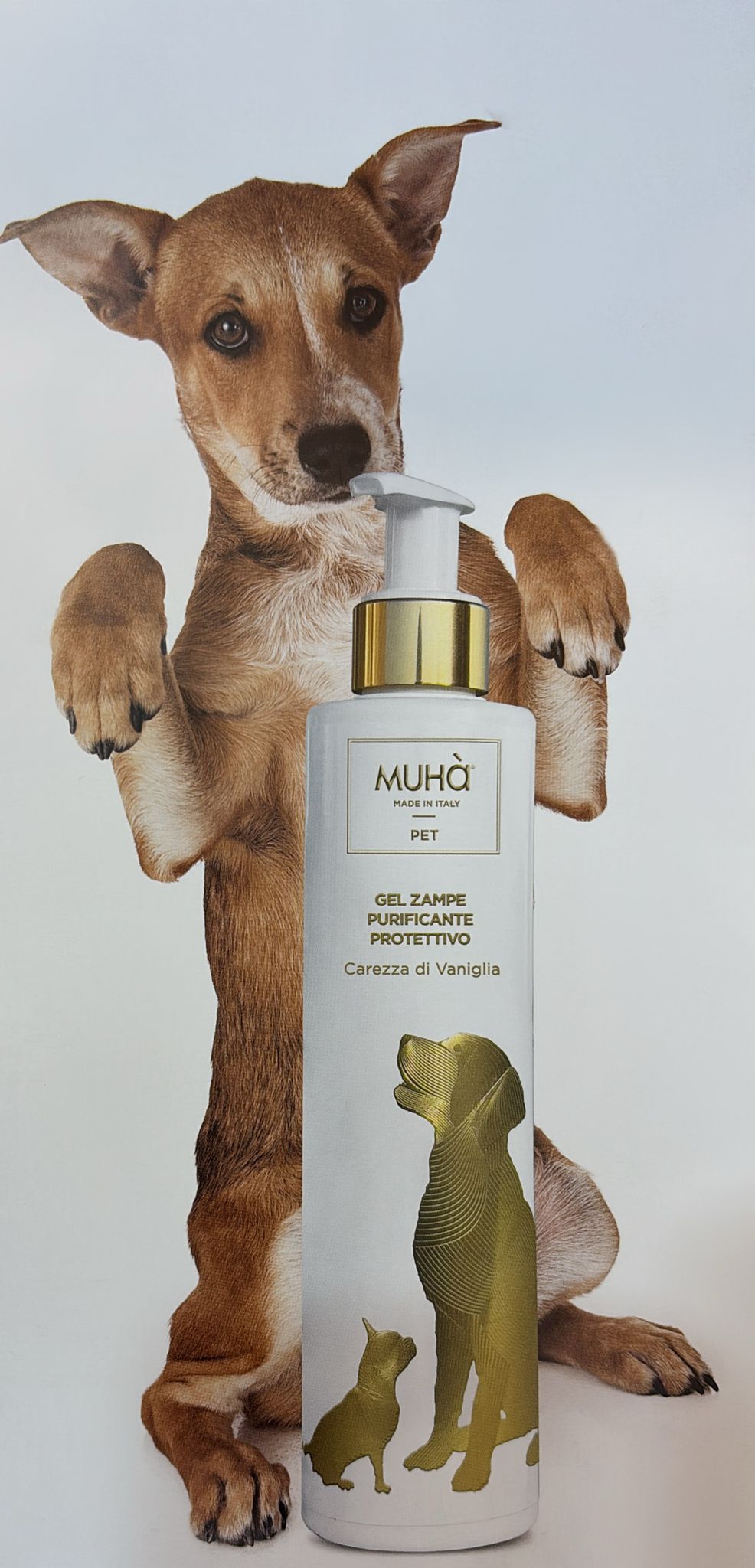 Gel zampe purificante aloe e tea tree - Linea PET - Muhà