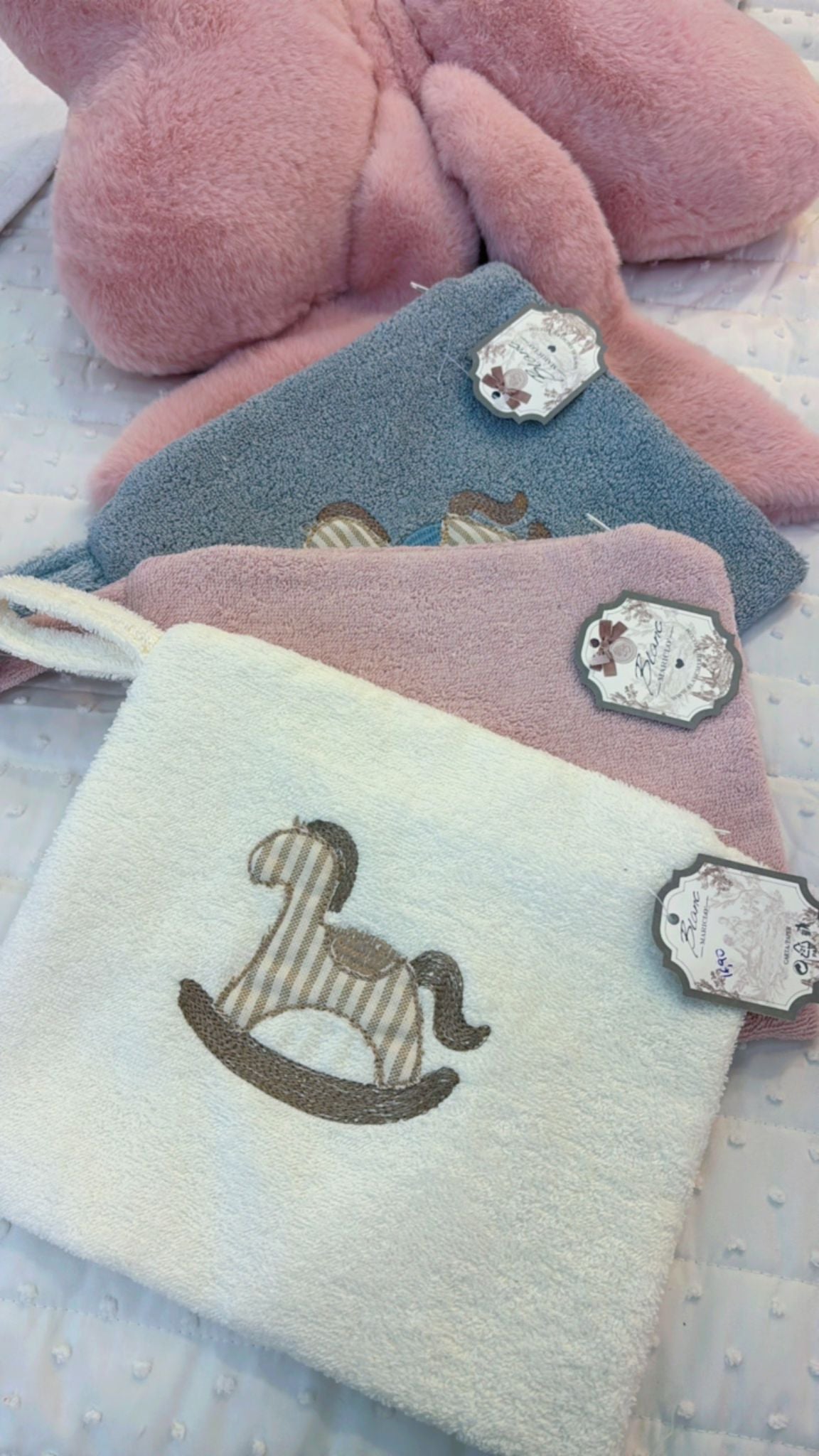 Pochette collezione BABY-Blanc Mariclò