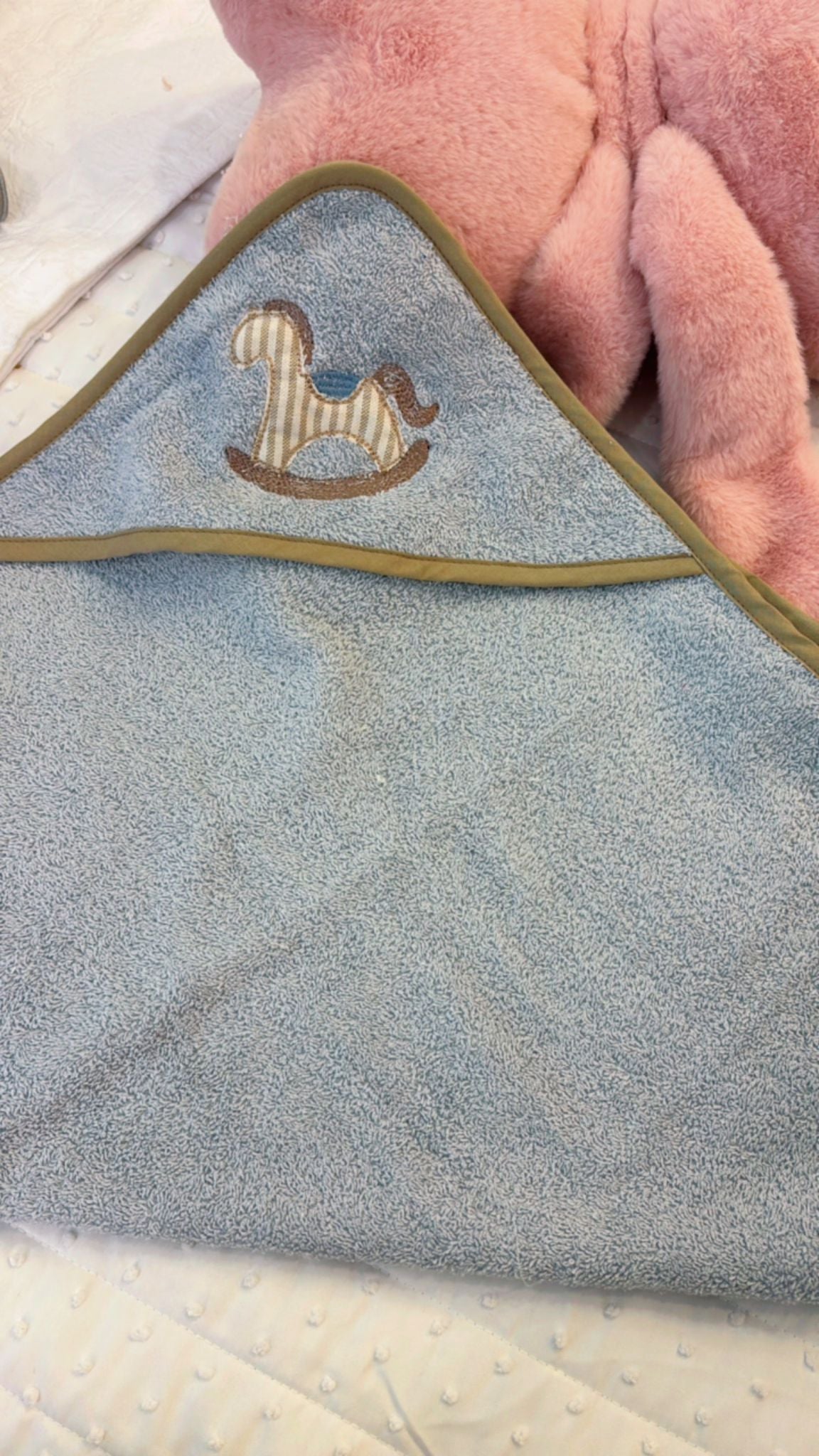 Asciugamano triangolo collezione BABY-Blanc Mariclò