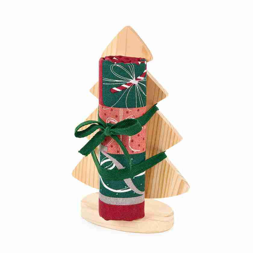 Strofinaccio + albero natale collezione WINTER WISH - Natale Nuvole di Stoffa