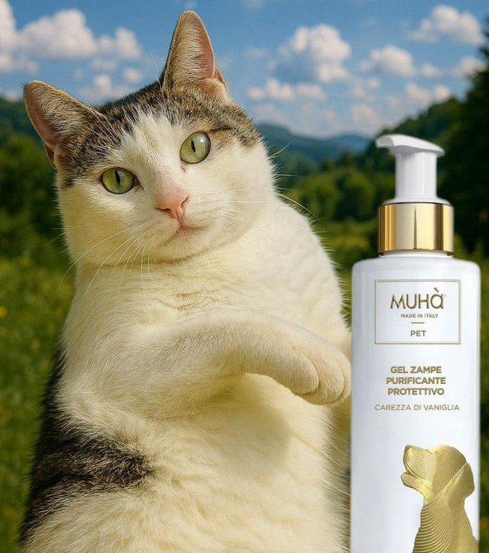 Gel zampe purificante aloe e tea tree - Linea PET - Muhà