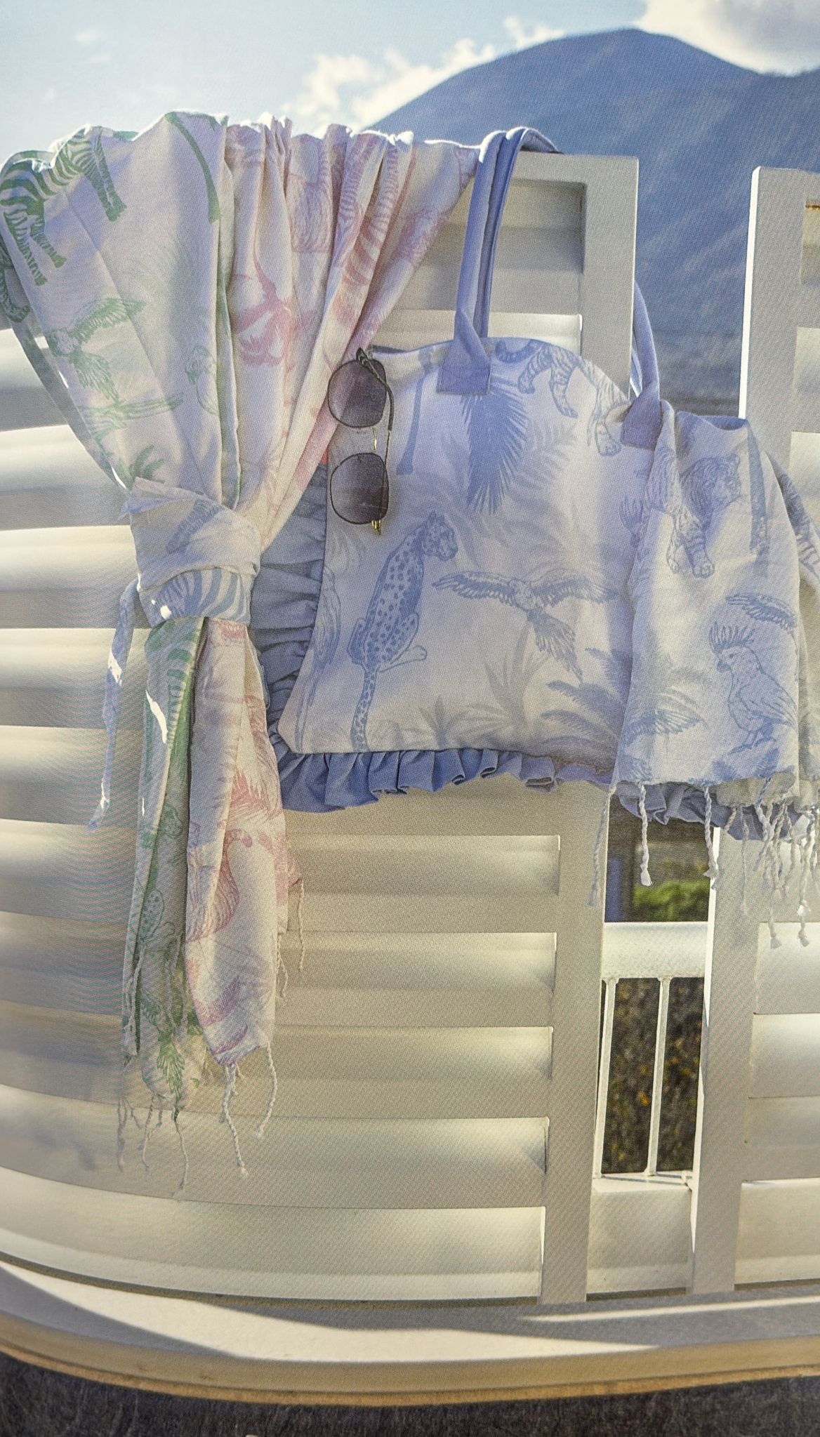 Telo fouta  / Borsa mare Collezione Malindi L'Atelier 17