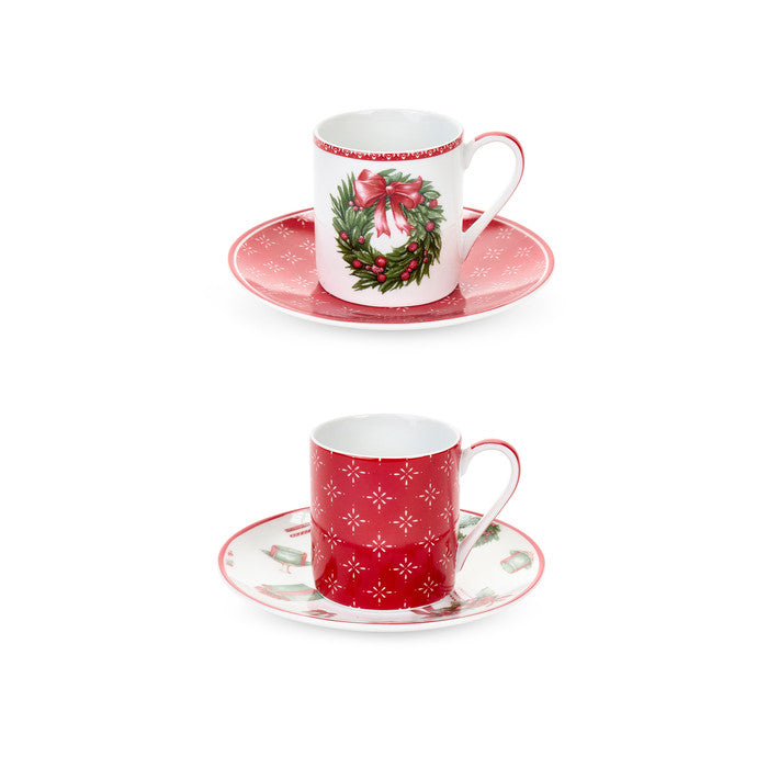 Set tazzine da caffè collezione STORIA DI  NATALE