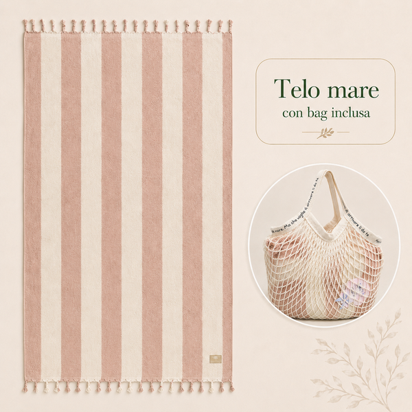 Telo mare collezione righe Cabana L'Atelier 17
