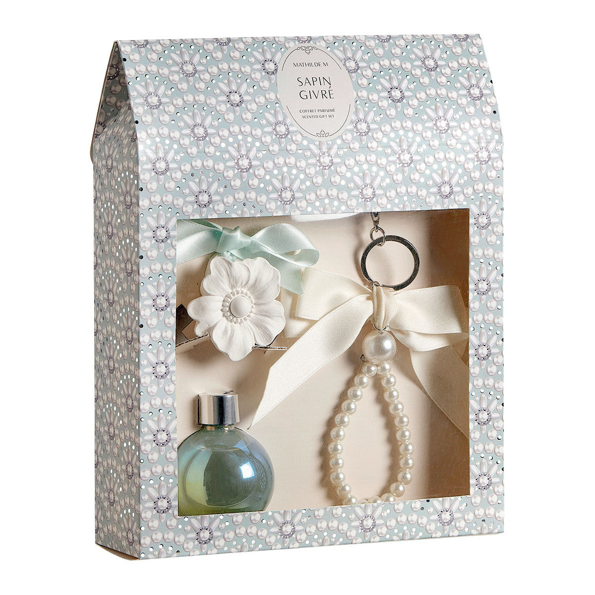 Cofanetto portachivi, gesso e profumo ambiente Mathilde M.