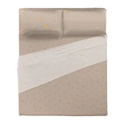 Completo lenzuola Singolo- Piazza e mezza - Matrimoniale  collezione COUNTRY Beige - Thun