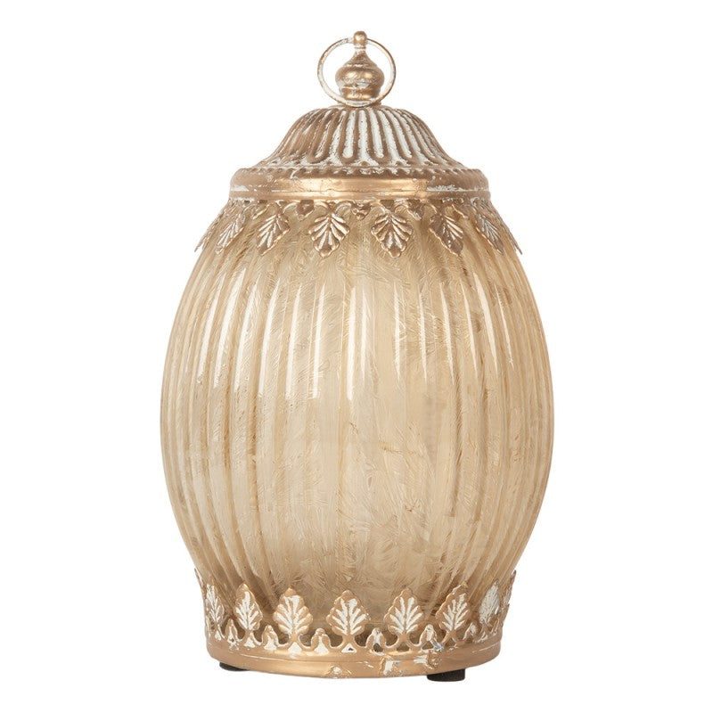 Lanterna beige con led - Clayre e eef