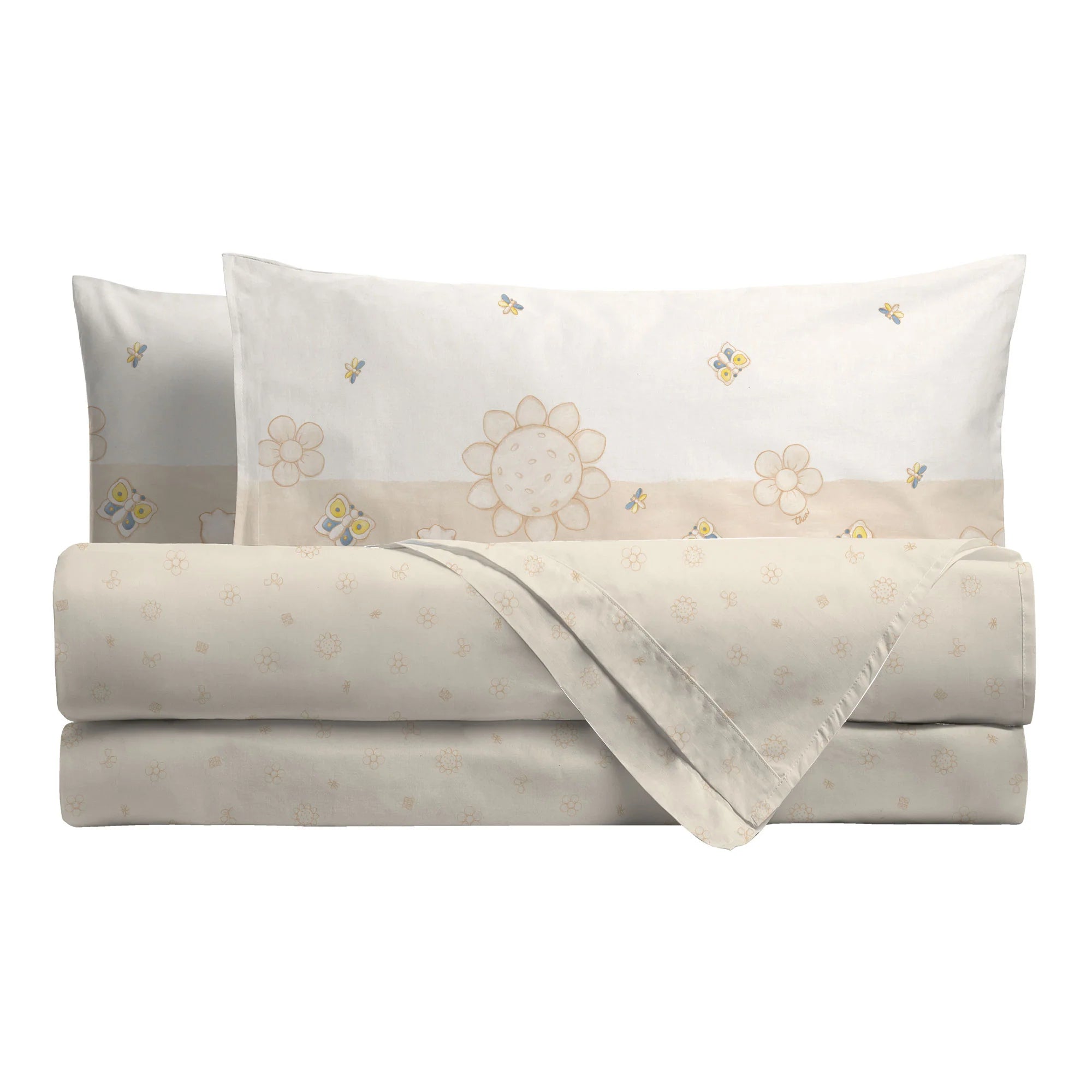 Completo letto Singolo- Matrimoniale collezione ELEGANCE Beige - Thun