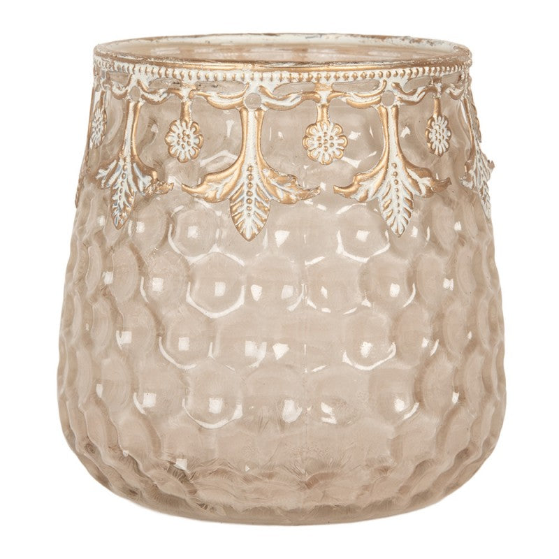 Porta candele beige - Clayre e eef