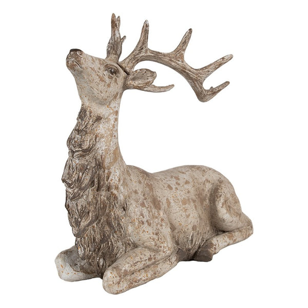 Statuetta arredo cervo collezione Natale Clayre e Eef