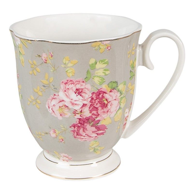 Tazza mug fiori- Clayre e eef