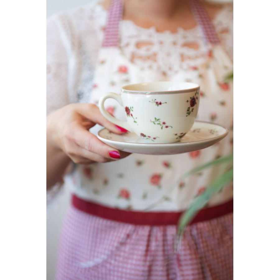 Tazza con piattino fiorellini - Clayre e eef