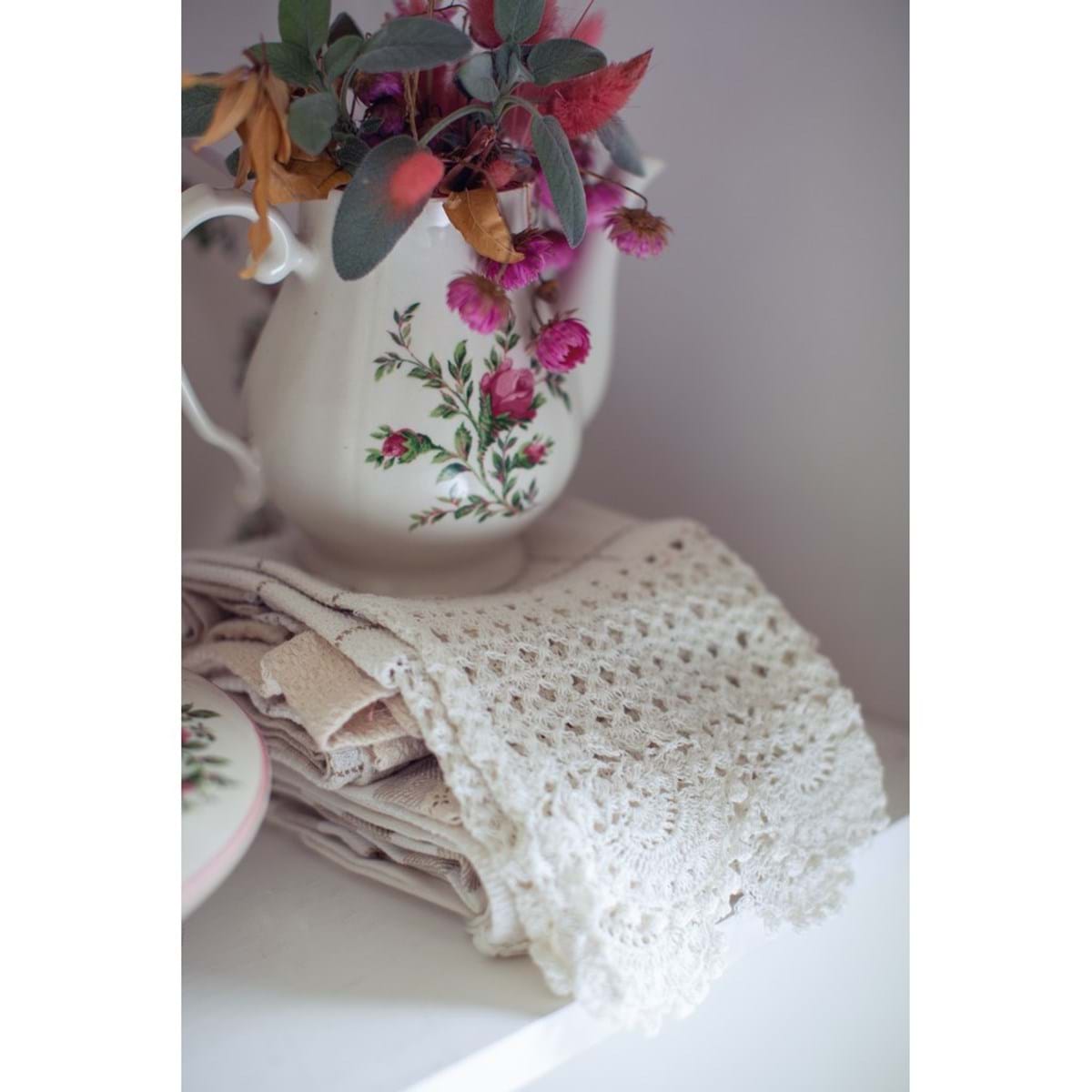 Set 3 canovacci in cotone Blanc Mariclò