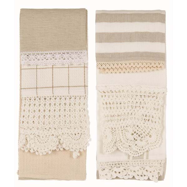 Set 3 canovacci in cotone Blanc Mariclò