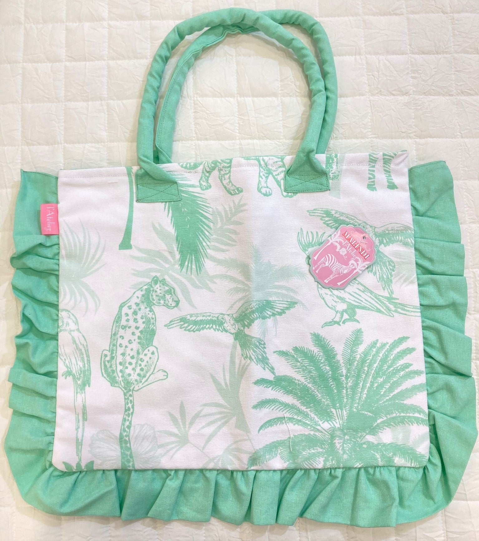 Telo fouta  / Borsa mare Collezione Malindi L'Atelier 17