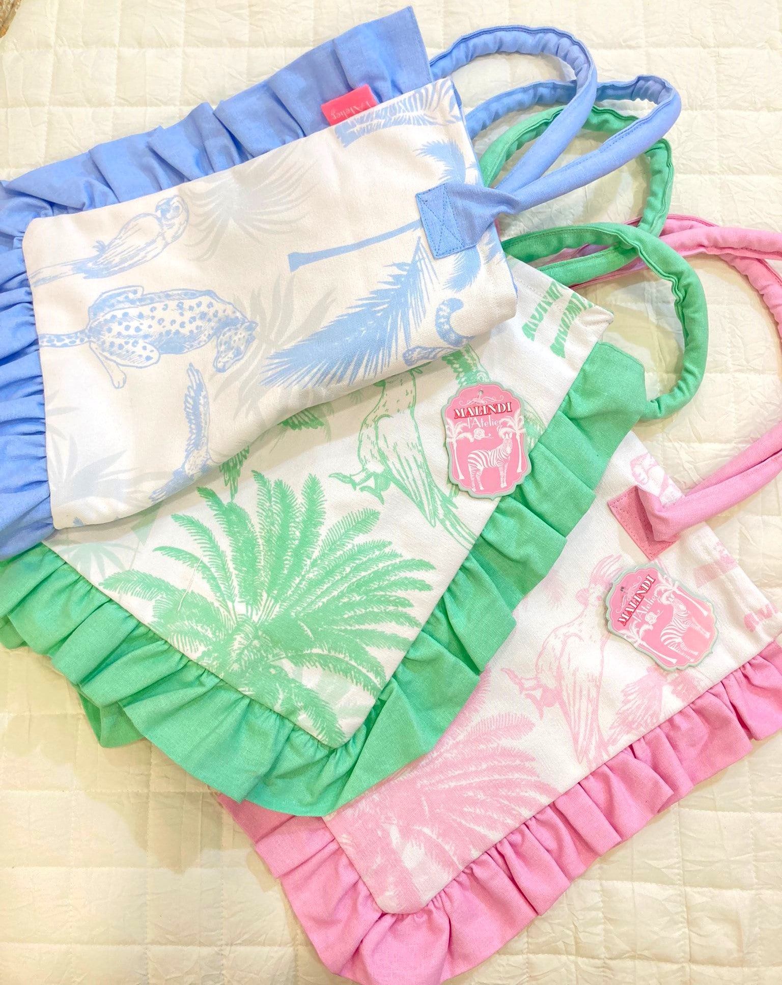 Telo fouta  / Borsa mare Collezione Malindi L'Atelier 17